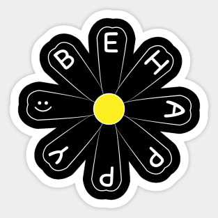 BE HAPPY Sticker